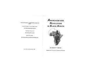 Anarchism and Revolution in Black Africa