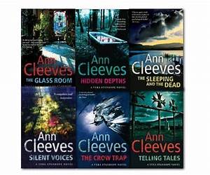 Ann Cleeves Vera Stanhope Series Collection 6 Books Set (The Crow Trap, Telling Tales, Hidden Depths, Silent Voices, The Glass Room and The Sleeping and the Dead)