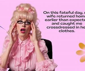 Catching the Babysitter Crossdressing in my Wife's Clothes Catching the Babysitter Crossdressing in my Wife's Clothes