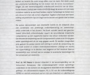 Didactisch referentiekader. Handleiding bij de lesvoorbereiding