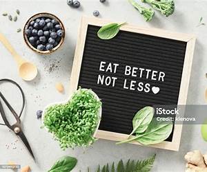 Eat better not less