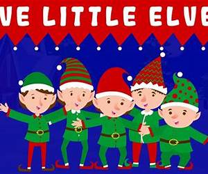 Five Little Elves: A Christmas Holiday Book for Kids Five Little Elves: A Christmas Holiday Book for Kids
