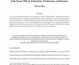 John Stuart Mill on Civilization (Illustrated) John Stuart Mill on Civilization (Illustrated)