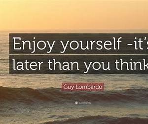 Later Than You Think Later Than You Think