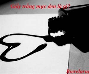 Mực Trắng Giấy Đen