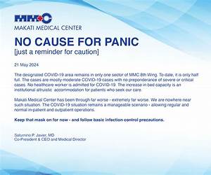 No Cause for Panic