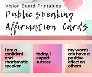 Public Speaking Affirmations: Daily Affirmations to Help You be More Confident and Less Nervous When Speaking in Public