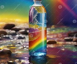 Rainbow in a bottle