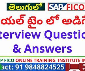 SAP FICO REAL TIME INTERVIEW QUESTIONS: Hands On Tips For Cracking The Interview SAP FICO REAL TIME INTERVIEW QUESTIONS: Hands On Tips For Cracking The Interview