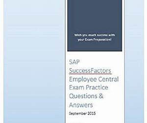 SAP SuccessFactors Employee Central Certified Application Associate Exam Practice Questions and Answers