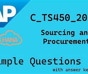 Sourcing and Procurement in Sap S/4hana