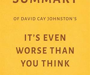 Summary of David Cay Johnston