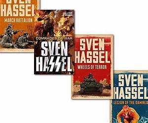 Sven Hassel Cassell Military Series 4 Books Collection Set, (Comrades of war, Legion of the damned, March Battalion and Wheels of Terror) Sven Hassel Cassell Military Series 4 Books Collection Set, (Comrades of war, Legion of the damned, March Battalion and Wheels of Terror)