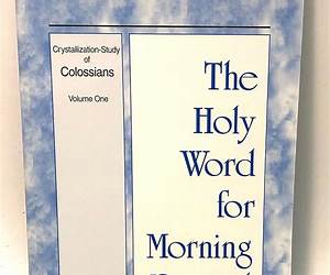 The Holy Word for Morning RevivalCrystallization-study of Exodus, Volume 5 The Holy Word for Morning RevivalCrystallization-study of Exodus, Volume 5