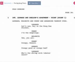 The TV Script of \ The TV Script of \