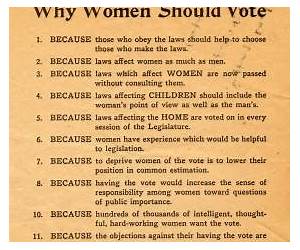 Why Women Should Vote
