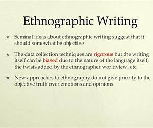 Writing Ethnography (Teaching Writing)